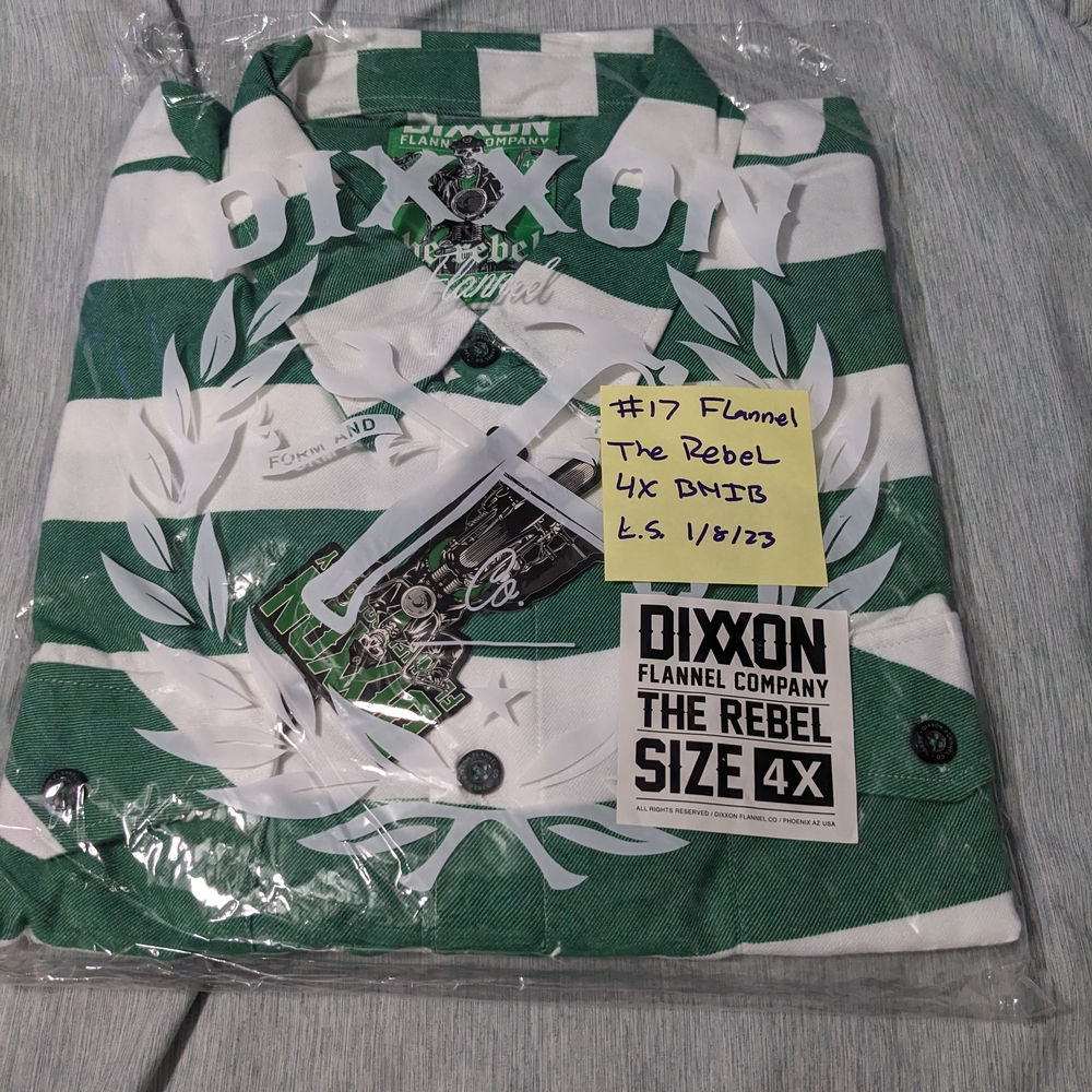 DIXXON Green and White Casual Button Down Shirt
